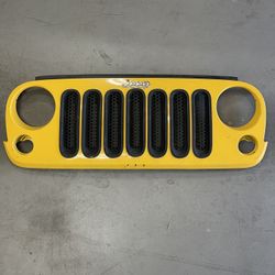Jeep Wrangler 2008 - 2017 Yellow Grill w/ Inserts