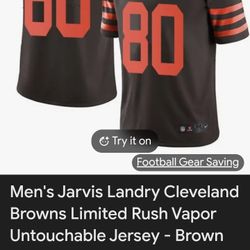 Browns NFL Jersey...Jarvis Landry