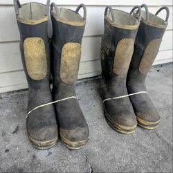 Two Size 10 Firewalker Boots