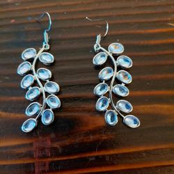 925 Sterling Silver Moonstone Earrings 