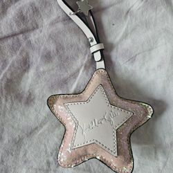 Kendall and Kylie Keychain star sparkly Pink squishy pillow with charm