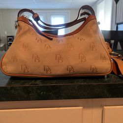 Authentic Dooney & Bourk Hobo Bag w/ Leather Strap