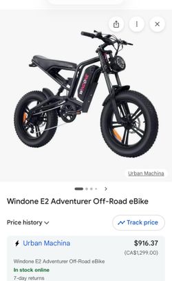Windone off road e-bike