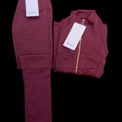 Lululemon Burgundy Define Women’s Jacket Luon Set