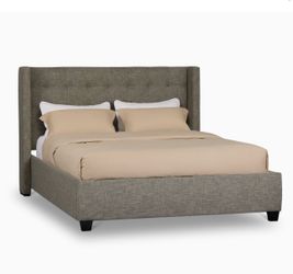 King Bed Gray + adjustable bed frame