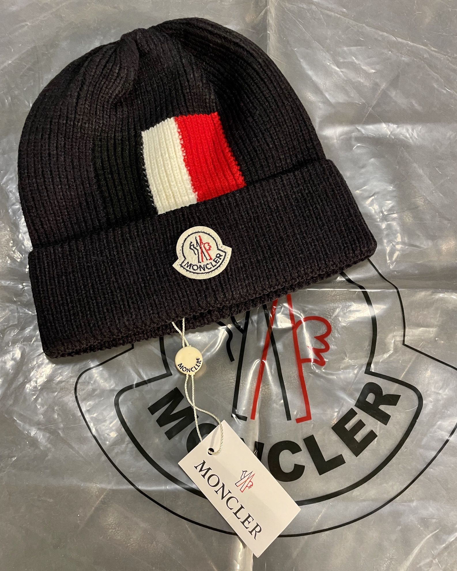 MONCLER BEANIE! NEW WITH TAGS!