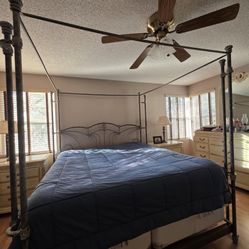 Iron Canopy Bed