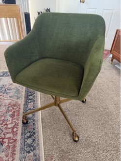 Mid Century Office Chair World Market Zarek Green