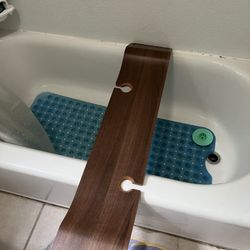 Wooden Bathtub Tray Stand