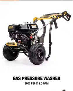 DEWALT 3600 PSI 2.5 GPM Gas Pressure Washer