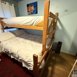 Heavy Duty Bunk Bed Full & Twin Size 