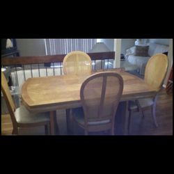 5-Piece Solid Wood Dining Set