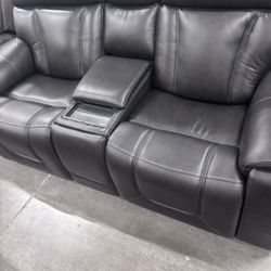 Black Leather Sofa Lvst