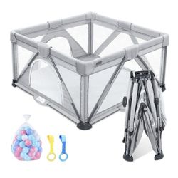 50x50 Folding Portable Infant Playpen