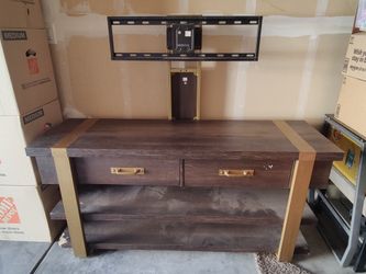 TV Stand w/ swivel Mount WITH TV