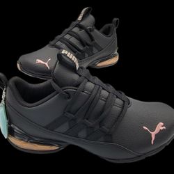 PUMA Black/Pink soft foam Sneakers Woman’s 5.5M Usa
