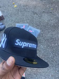 Supreme x New Era Box Logo Fitted Hat