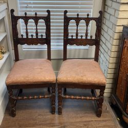 Set Of 2 Antique Chairs