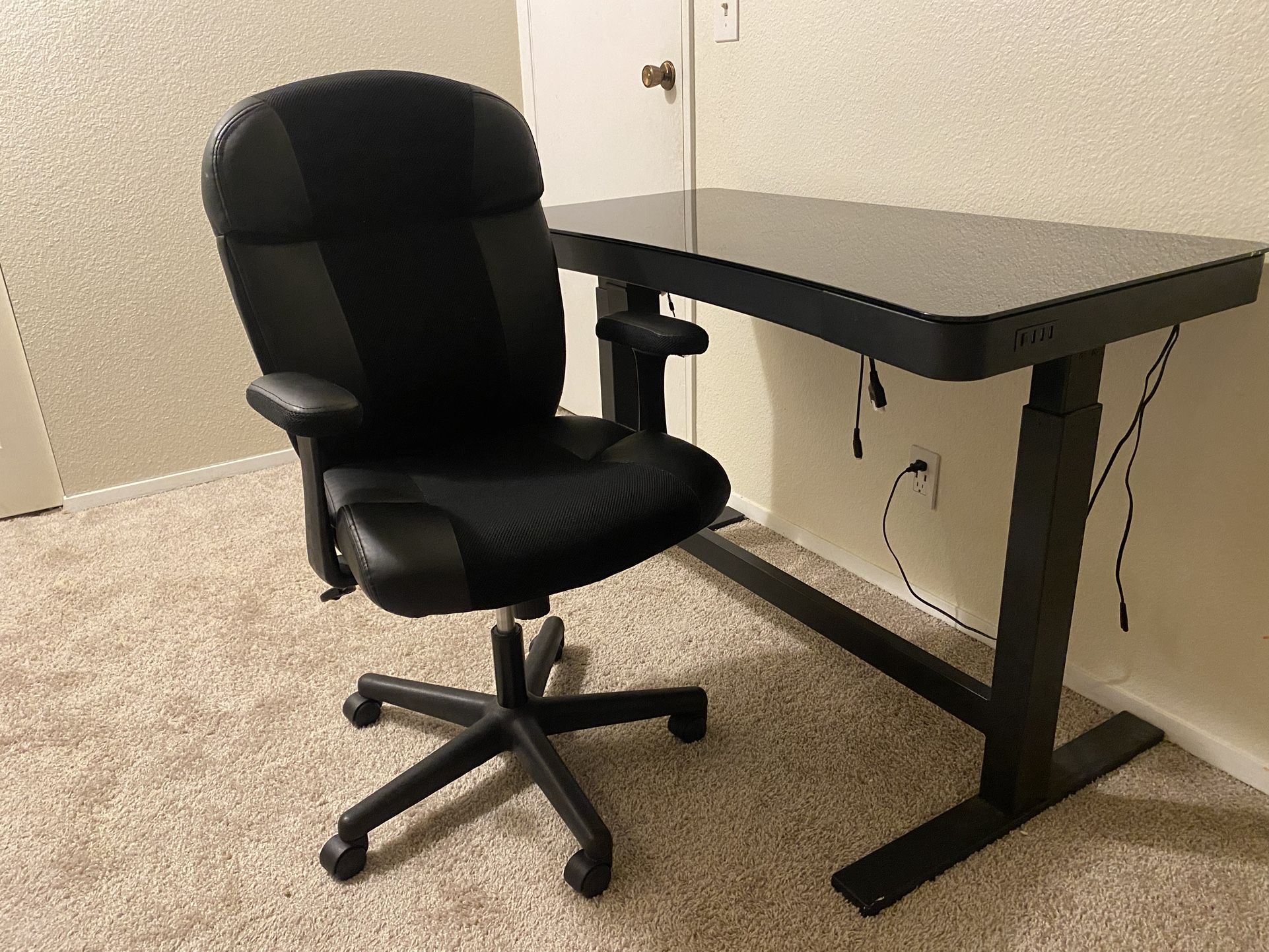 Desk and Office Chair Set