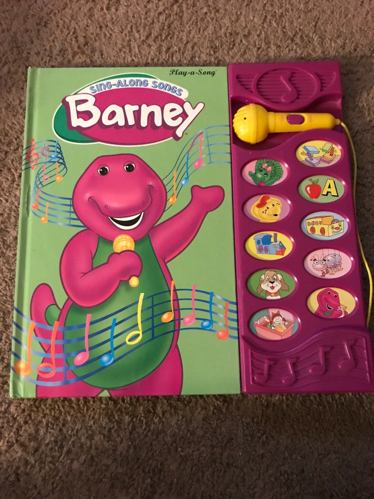 Barney sound book.