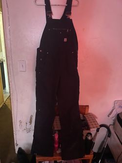 Black Insulated Carhartt overall