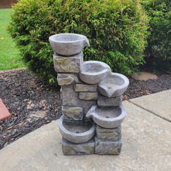 4-tier Outdoor Water Fountain