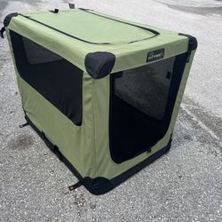 36” Noz2Noz N2 Sof-Krate Collapsible Canvas Mesh Dog Crate Kennel Cage Alternative! Great condition! Great for dogs 40-70lbs 36x24x27in