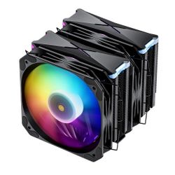 Vetroo U6 Dual 130mm CPU Cooler ARGB & PWM Air Cooler, 220W TDP