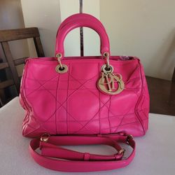 Authentic DIOR Granville Cannage Leather Handbag- USED(PRE-LOVED)