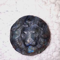 Labradorite Lion Head