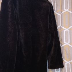 Brown Faux Fur Women's Jacket