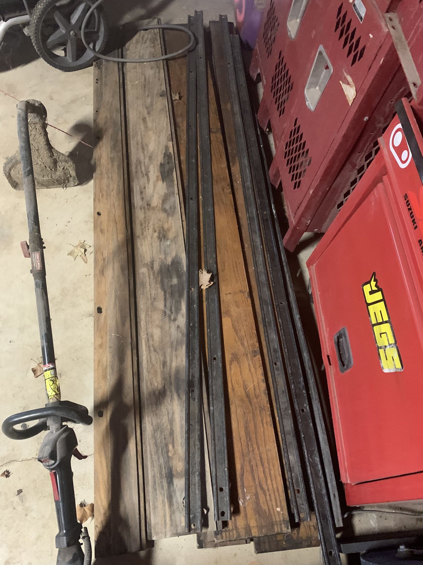 1950 Boards And Metal Rails Tails For Chevy Short Bed