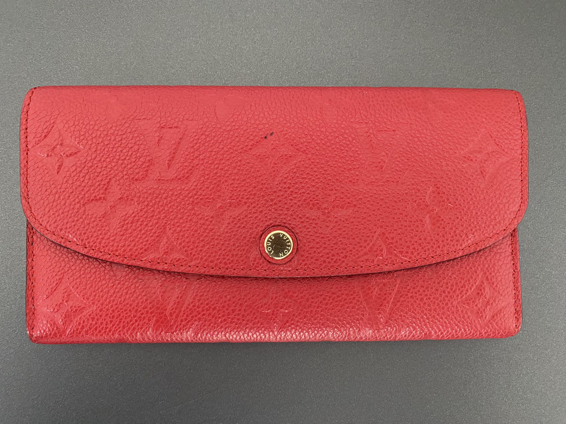 Louis Vuitton Monogram Empreinte Emily Long Bifold Wallet