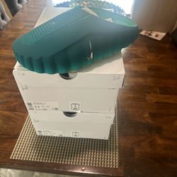 Nike Mind Slide size 11 Geode Teal Light Menta