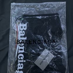 Balenciaga men’s black cotton T shirt XL