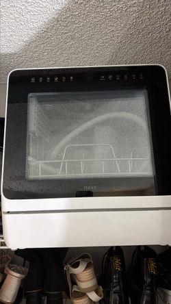 HAVA Countertop Dishwasher with Water Softener & Enhanced Energy Efficiency
