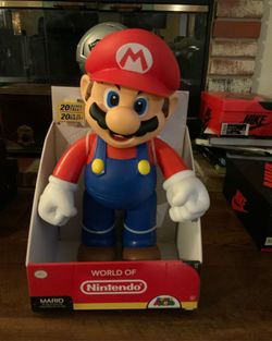20 inches super Mario ,clean,I tried to keep my toys in the safe possible way,No smoky house