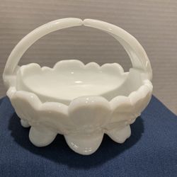 Westmoreland Milk Glass Candy Dish