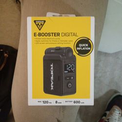 TOPEAK E - Booster Digital 120PSI tire inflator electric pump