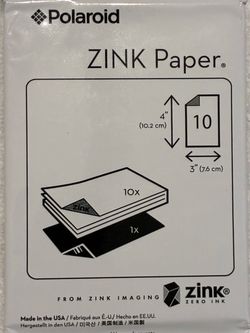 Polaroid ZINK 4”x3” Photo Paper 100 Sheets (10Packs)