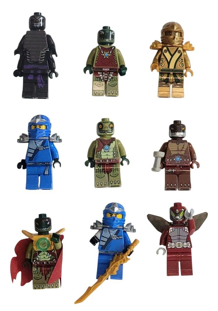 Lego CHIMA NINJAGO Minifigs 9 Minifigures