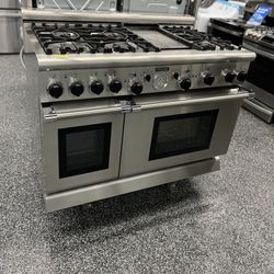 Used Thermador Pro 48” Dual Fuel Range Used 