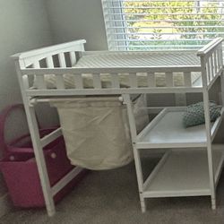 White changing Table 
