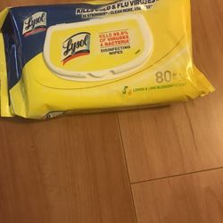 Liysol Wipes 80 Ct Brand New Never Open 