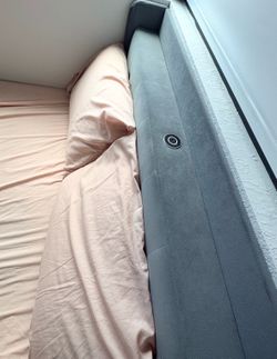 Full Size Grey Bed Frame ONLY