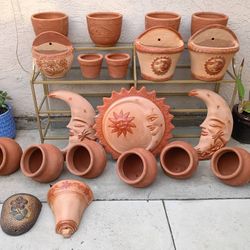 Mexican terracotta Pots 