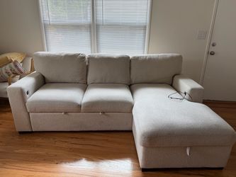 Bobs Furniture Playday Beige Sectional