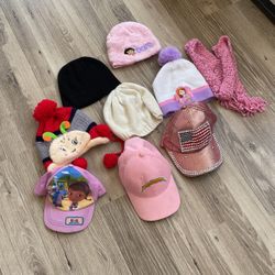 Girls Hats, Beanies And Scarf