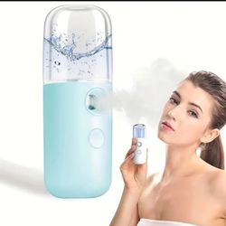 Moisturizing Face and Body Steamer - 1.18oz Mini Nano Nebulizer for Facial and Body Care - Beauty Instrument for Skin Tightening and Toning