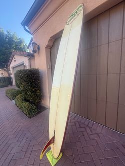 9'6" Longboard Surfboard – Great Beginner Board – Ready to Surf